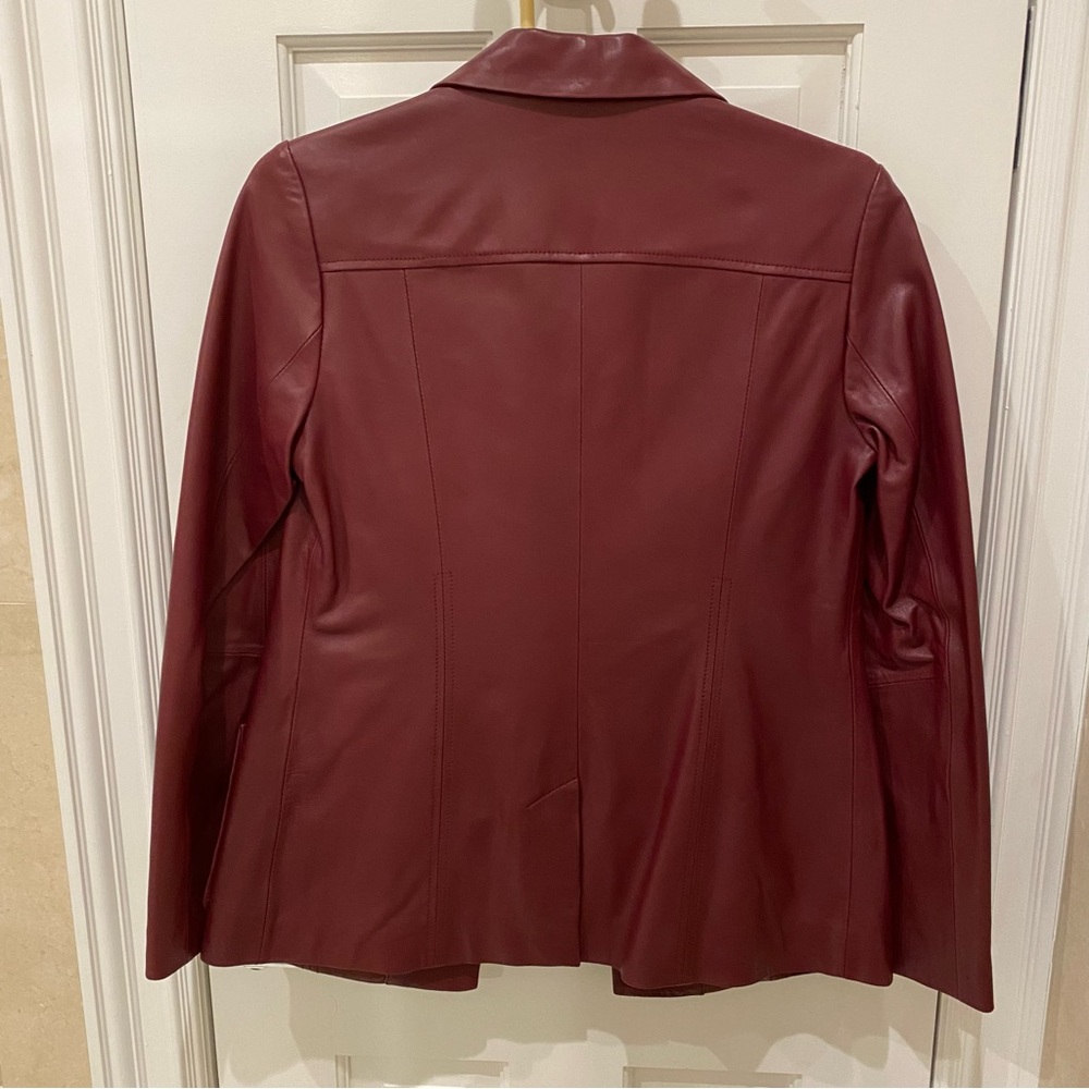 Pendleton Burgundy Leather Jacket - image 3